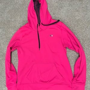 Adult Medium Under Armor Pink Hoodie